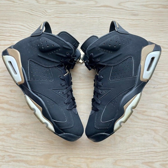 2020 Nike Air Jordan 6 VI Retro DMP Black Gold - Size 9 - CT4954-007 - Used main image 6